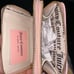 Juicy Couture pink lemonade/pink diamond wing it double medium zip around
