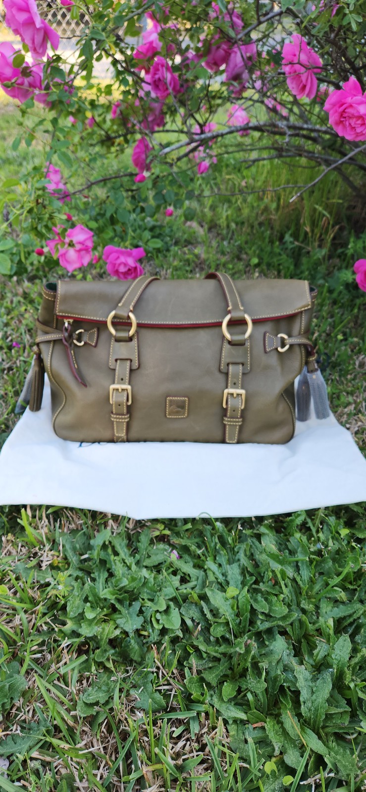 Dooney and Bourke Double Strap Florentine Satchel
