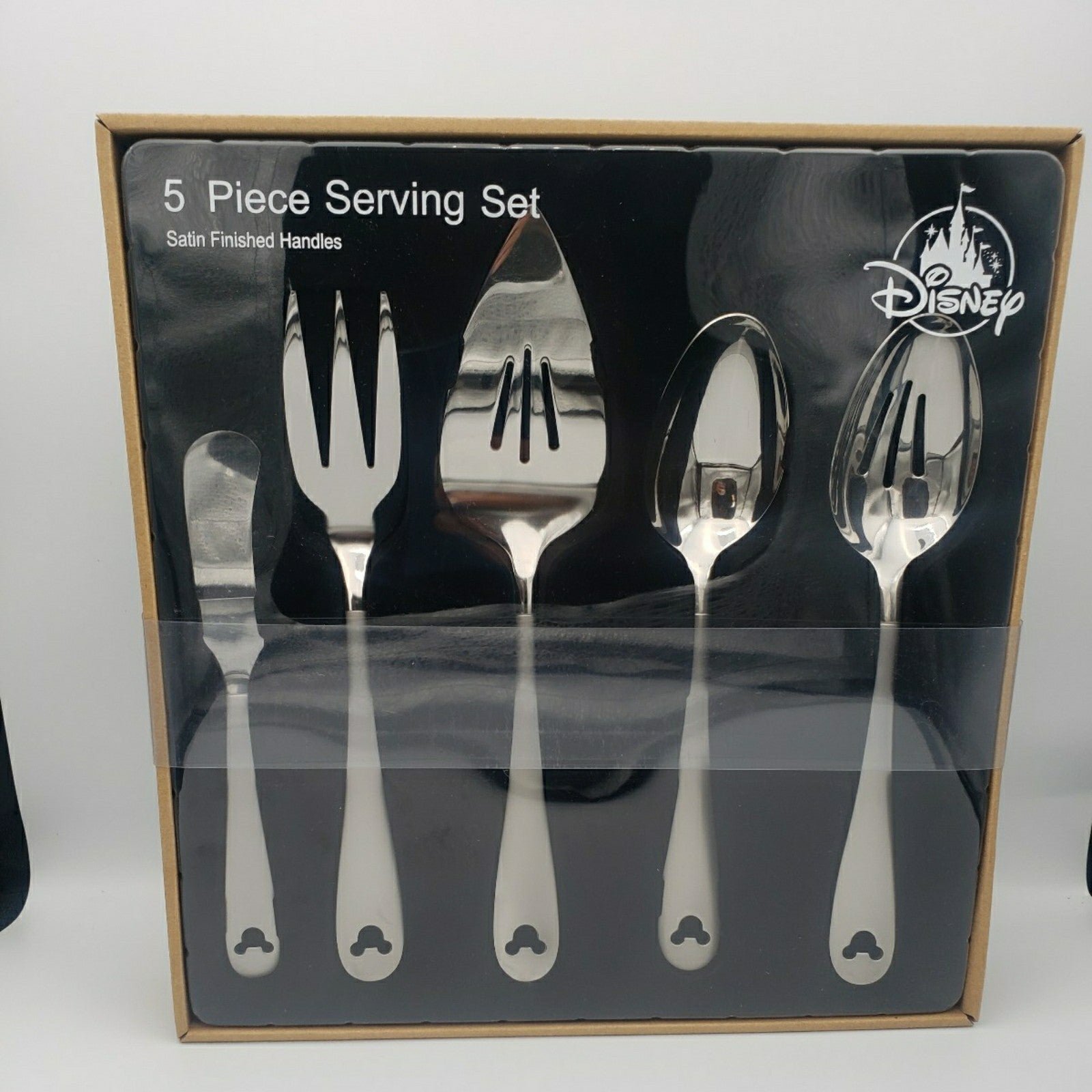Disney Parks Mickey Icon Hostess 5 Piece Serving Set of 2