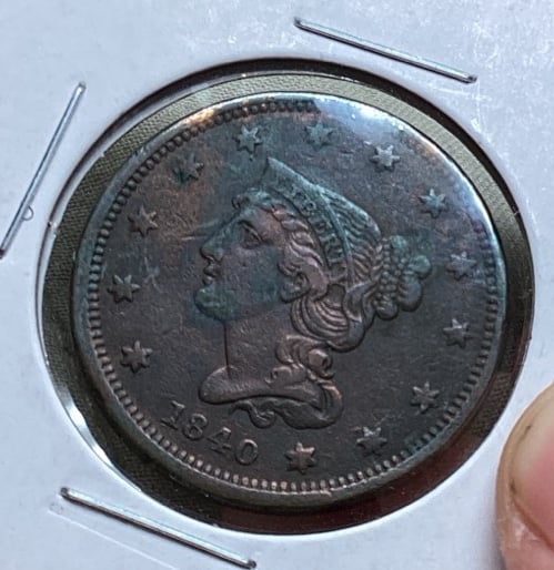 1840 Large cent Higher grade nice coin