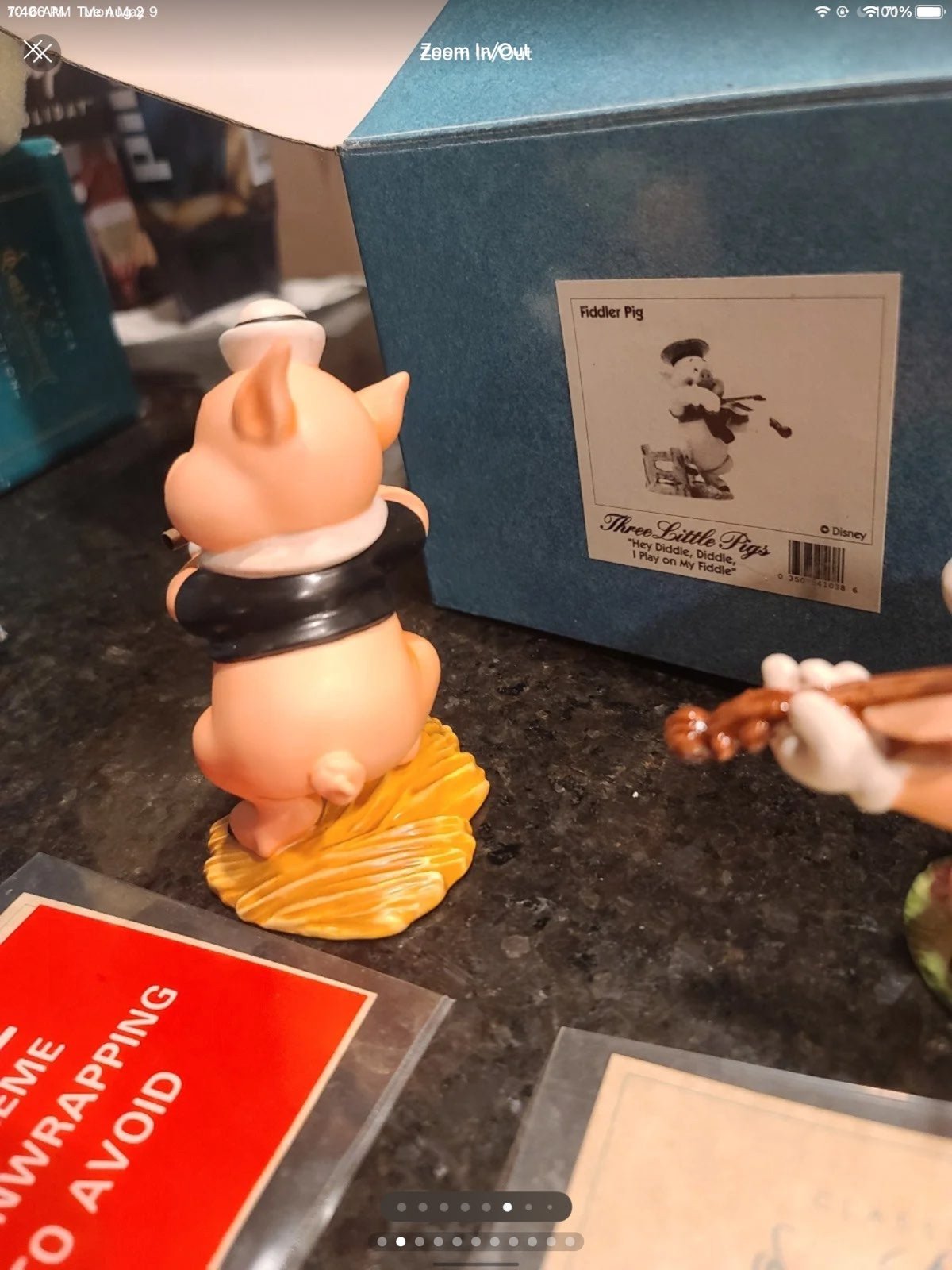 Disney shops WDCC three little pigs set