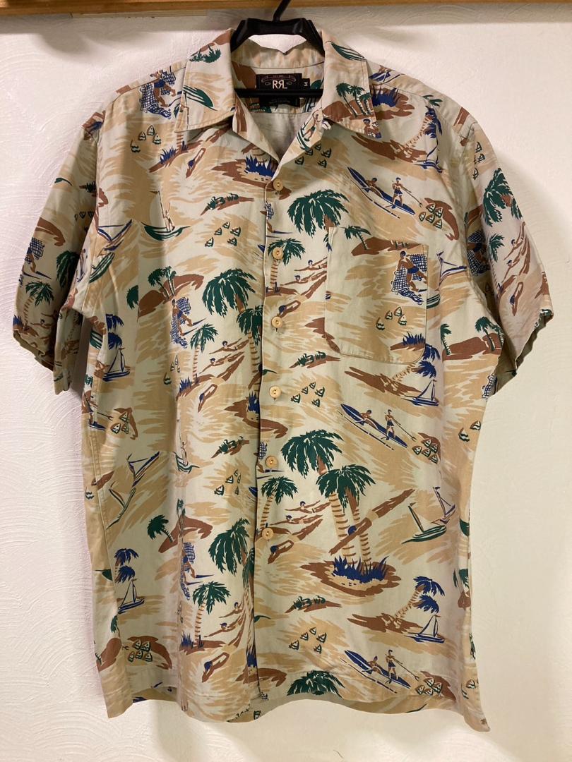 52: Three-Star RRL Double RL Aloha Shirt Ralph Lauren