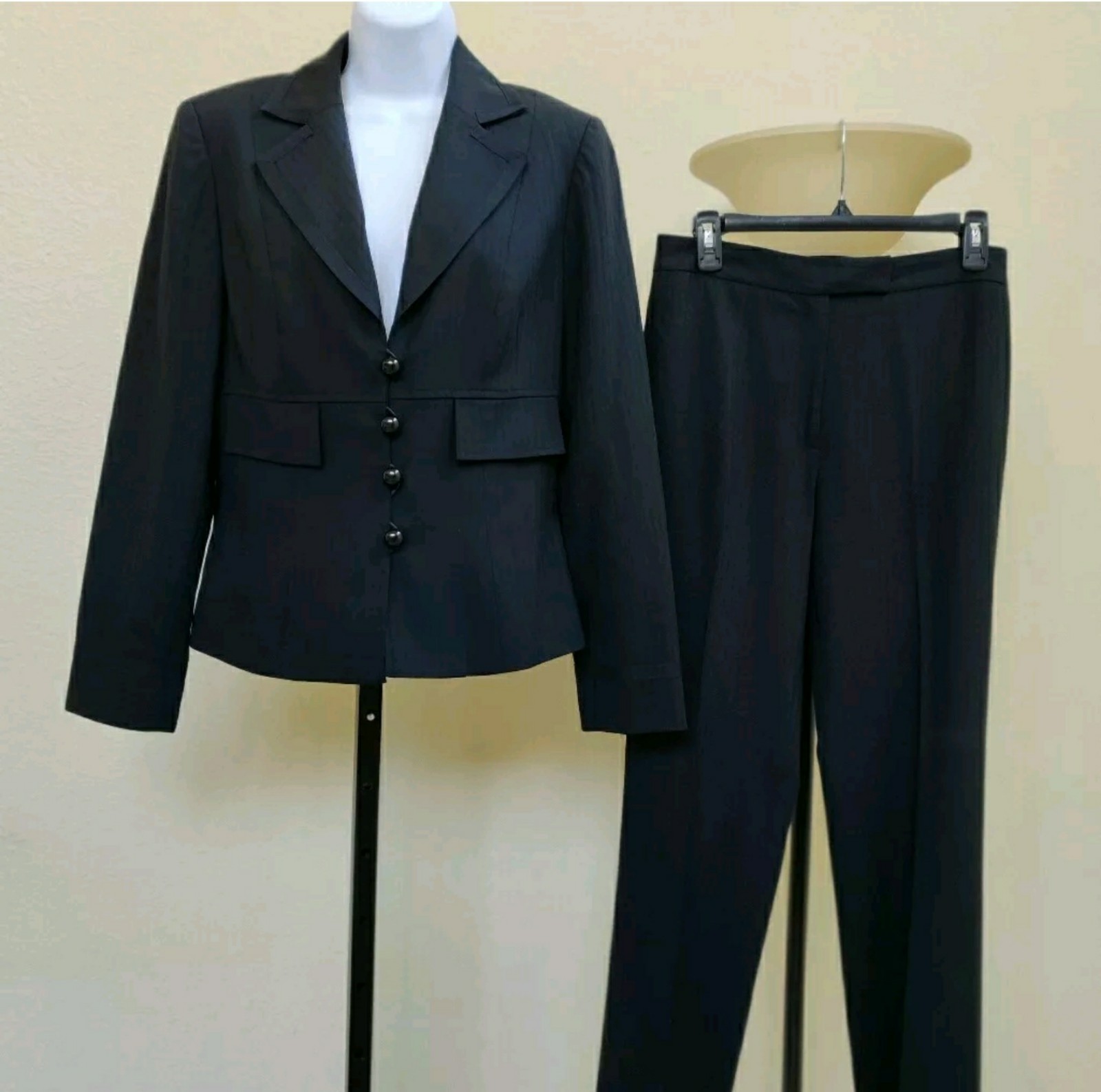 Etcetera 2pc Black Pant Suit Size 8