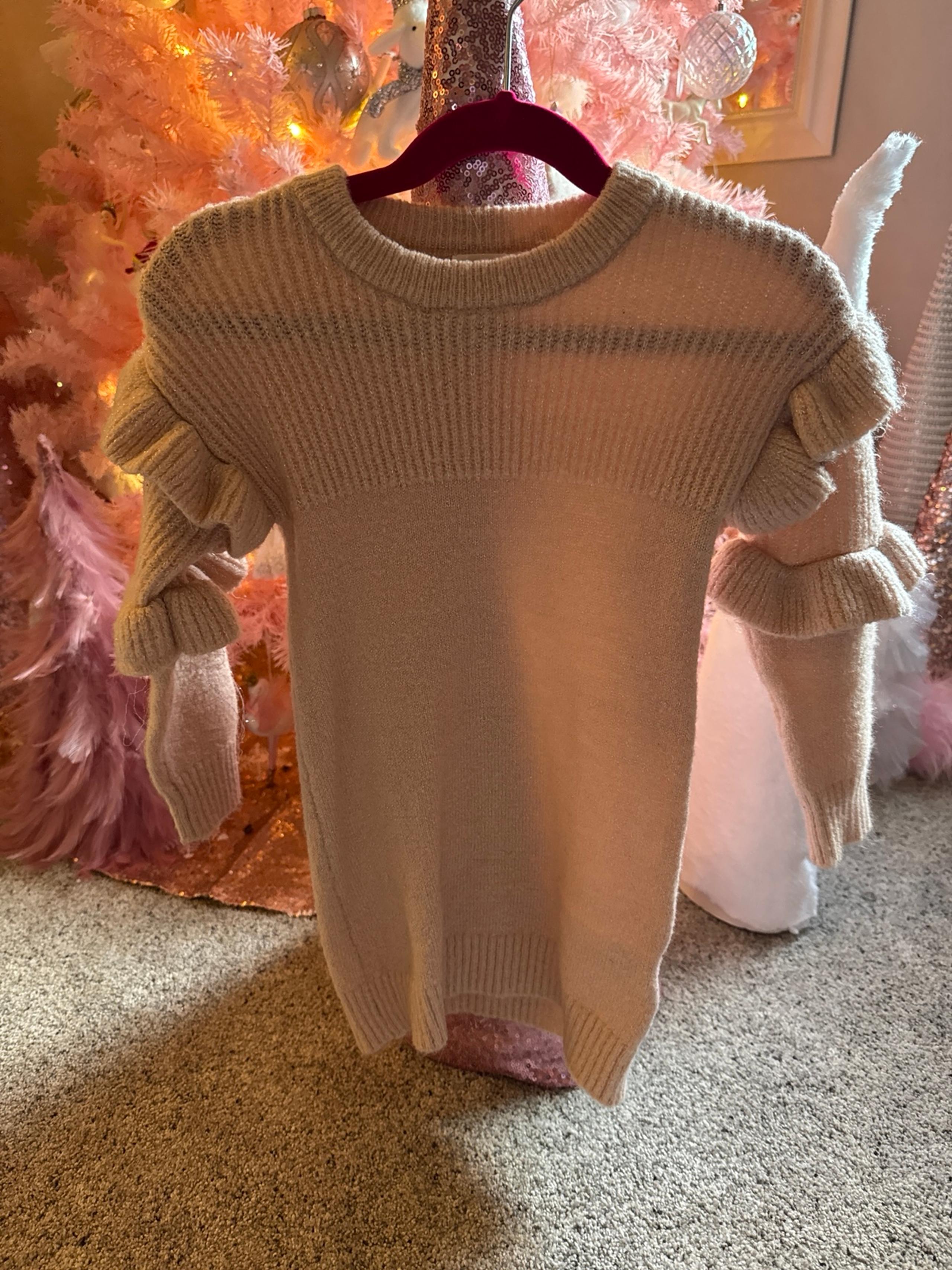 Beautiful shimmer cat & Jack size 2T sweater dress