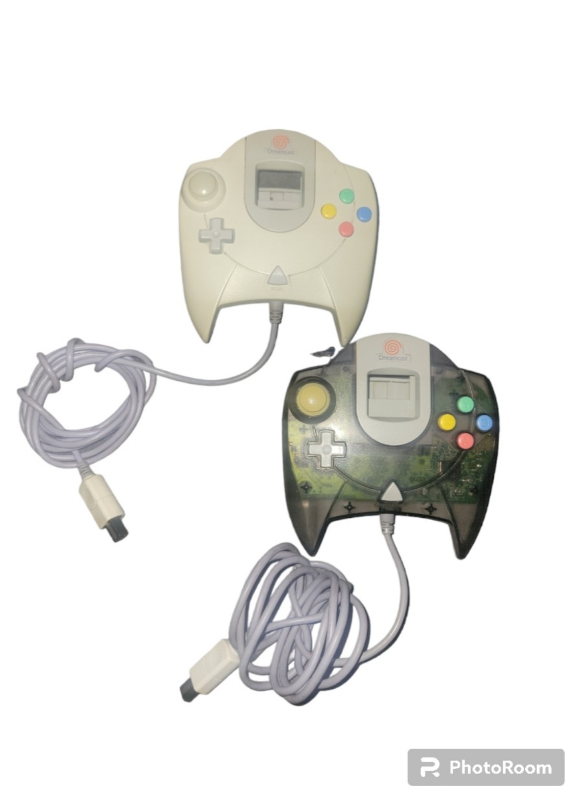 2 oem Sega Dreamcast Smoke Black & Original Gray Tested and working HKT-7700