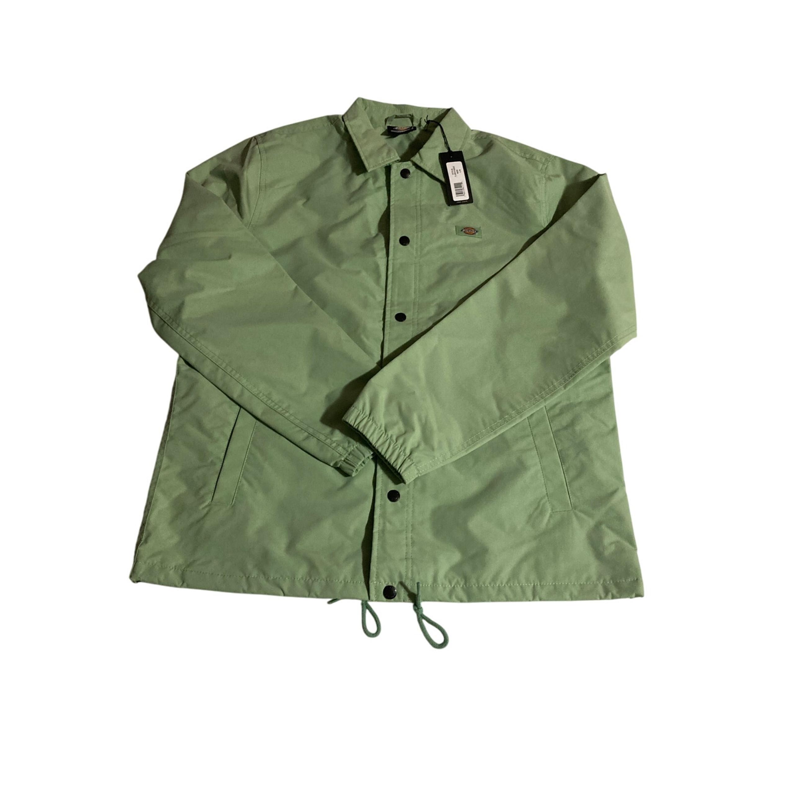 Dickies Oakport Coach Jacket - Green - Size Large - NWT (TJR31QG2)