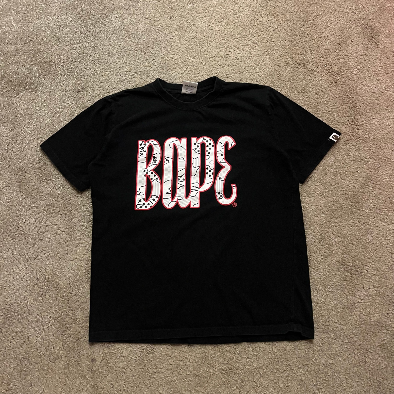 Authentic Bape 2000’s Tee Black XL