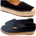 Crown Vintage Brae Black Espadrilles Sz 9.5
