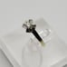 14k Vintage Solitaire Natural Round Diamond 0.14ct Illusion Setting Size 7.5