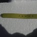 COACH GREEN PATENT LEATHER ROUND GROMMET DOG PET COLLAR EXTRA SMALL 8848