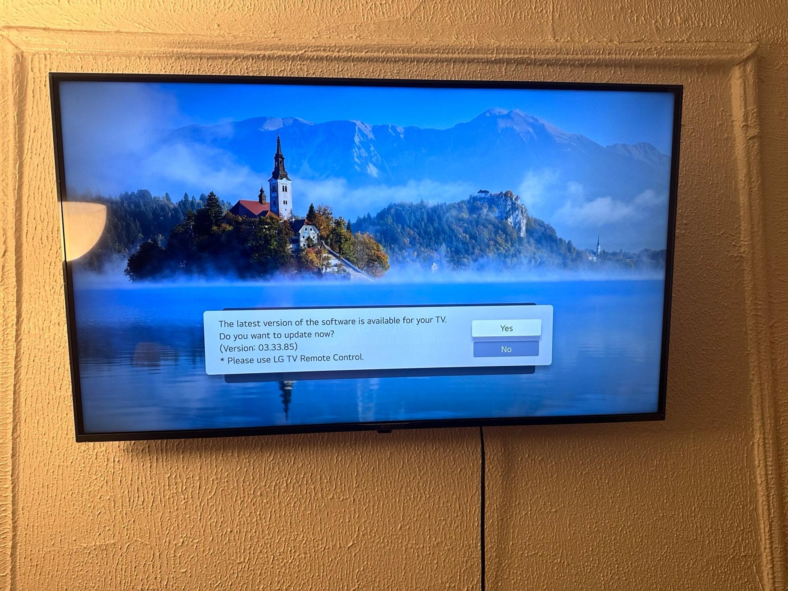 LG 43 inches 4K UHD smart LED