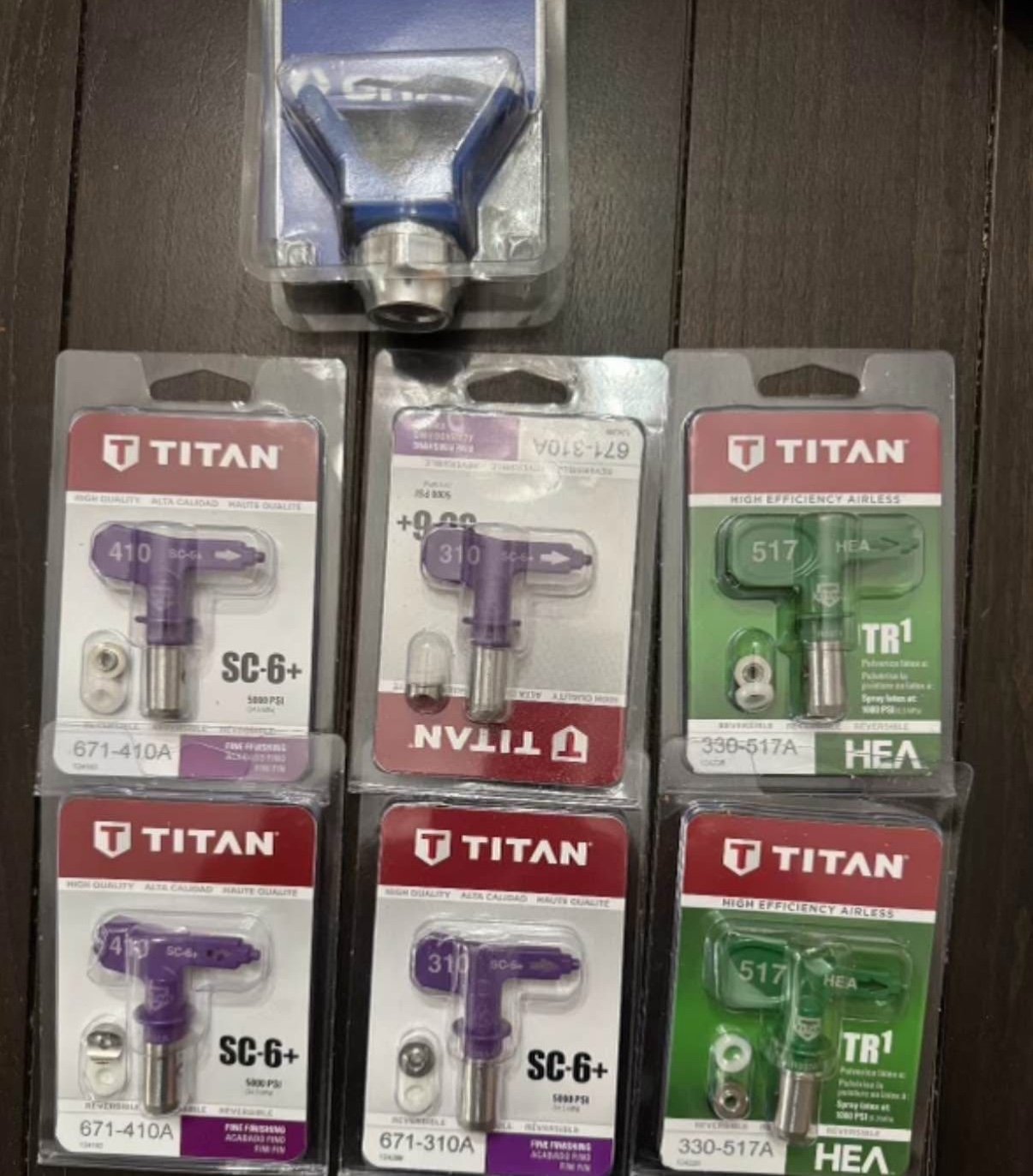 Titan spray tips