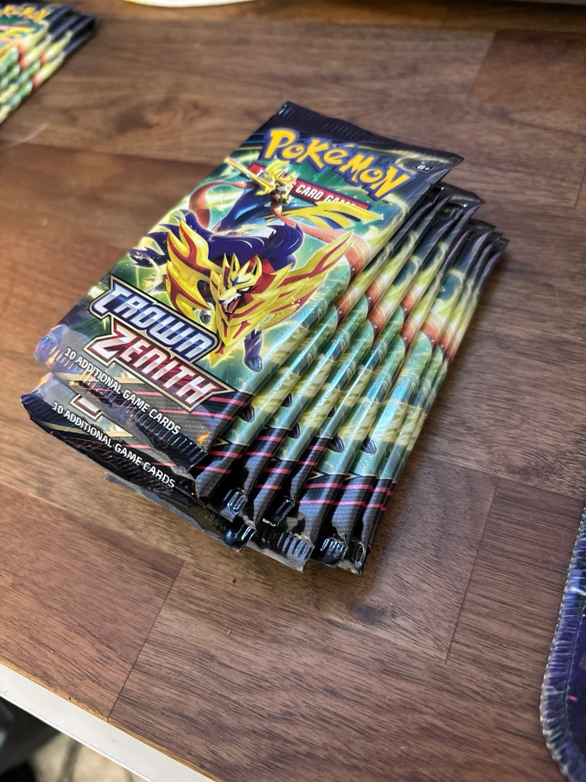 Pokemon TCG Sword & Shield 10x Crown Zenith Booster Packs NEW!