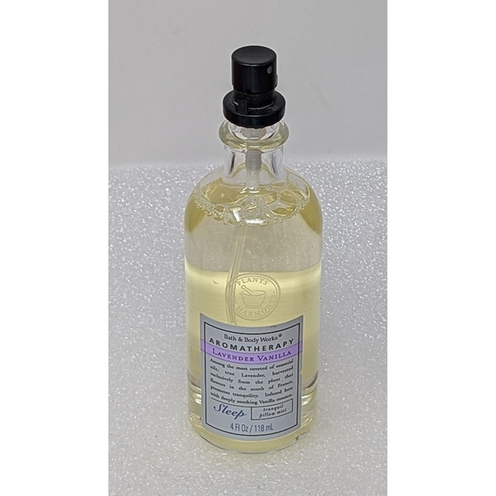 Bath & Body Works Aromatherapy Lavender Vanilla Tranquil Pillow Mist 4 Oz