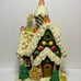 RARE Mark Roberts Gumdrop Gingerbread House Floating Snowflake Light Up Vintage.
