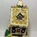 RARE Mark Roberts Gumdrop Gingerbread House Floating Snowflake Light Up Vintage.