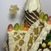 RARE Mark Roberts Gumdrop Gingerbread House Floating Snowflake Light Up Vintage.