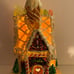 RARE Mark Roberts Gumdrop Gingerbread House Floating Snowflake Light Up Vintage.