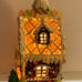 RARE Mark Roberts Gumdrop Gingerbread House Floating Snowflake Light Up Vintage.