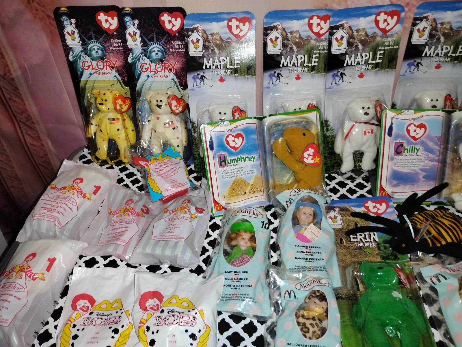 Vintage Ty McDonald's beanie babies ,a total of 28 unopened McDonald's beanies.