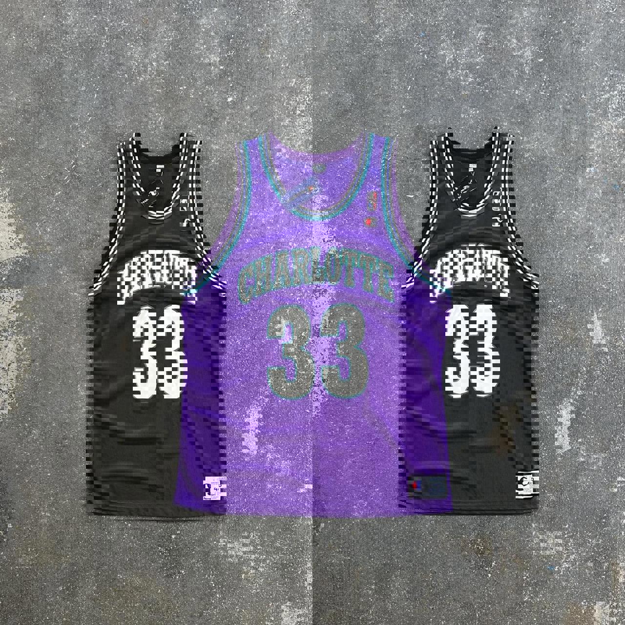 Vintage 90s Champion Charlotte Hornets Jersey