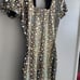 Vintage 80's Gold Mirrored Cocktail Dress
