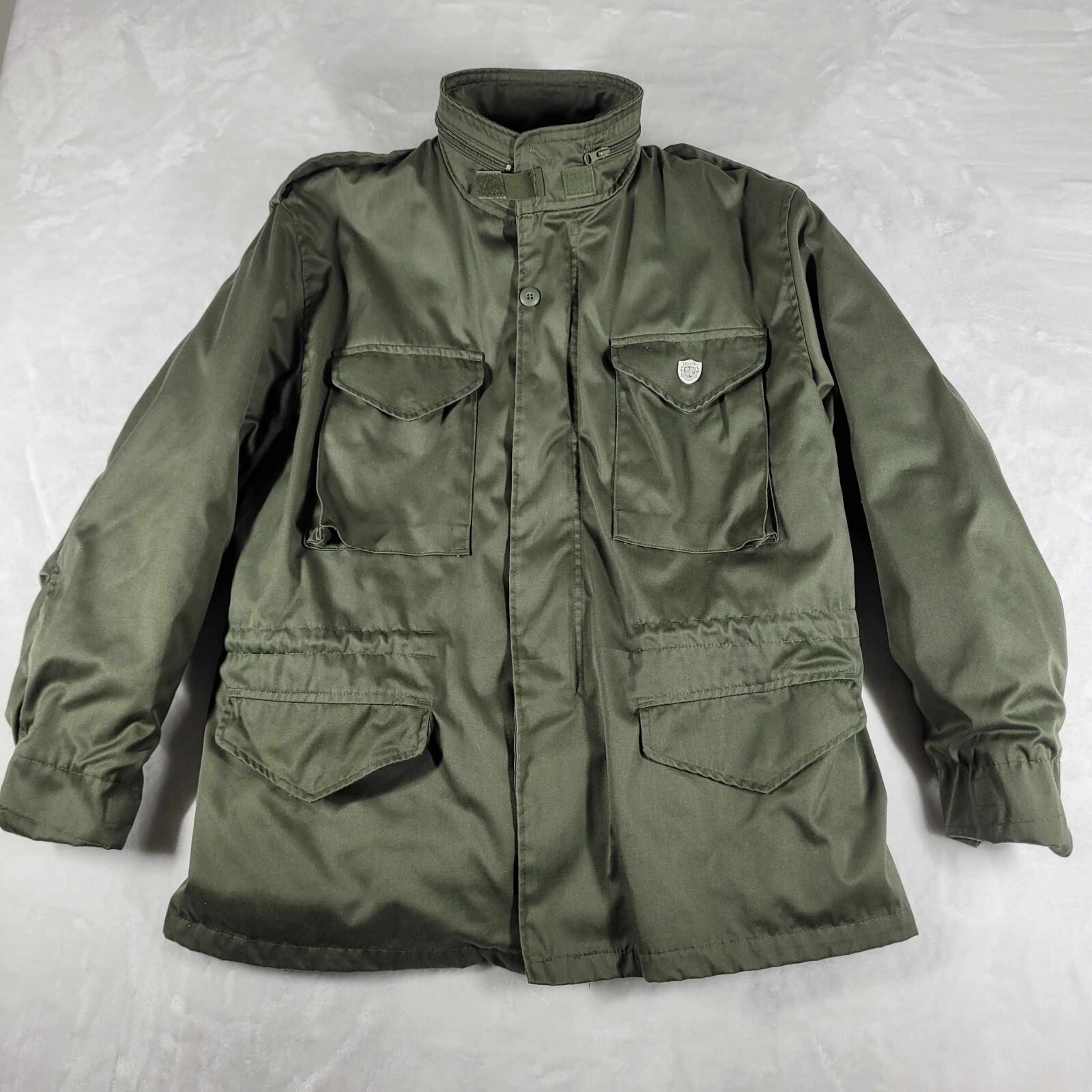 Mil-Tec Sturm Military Jacket Men's Large Olive Green Liner Cold Weather Parka