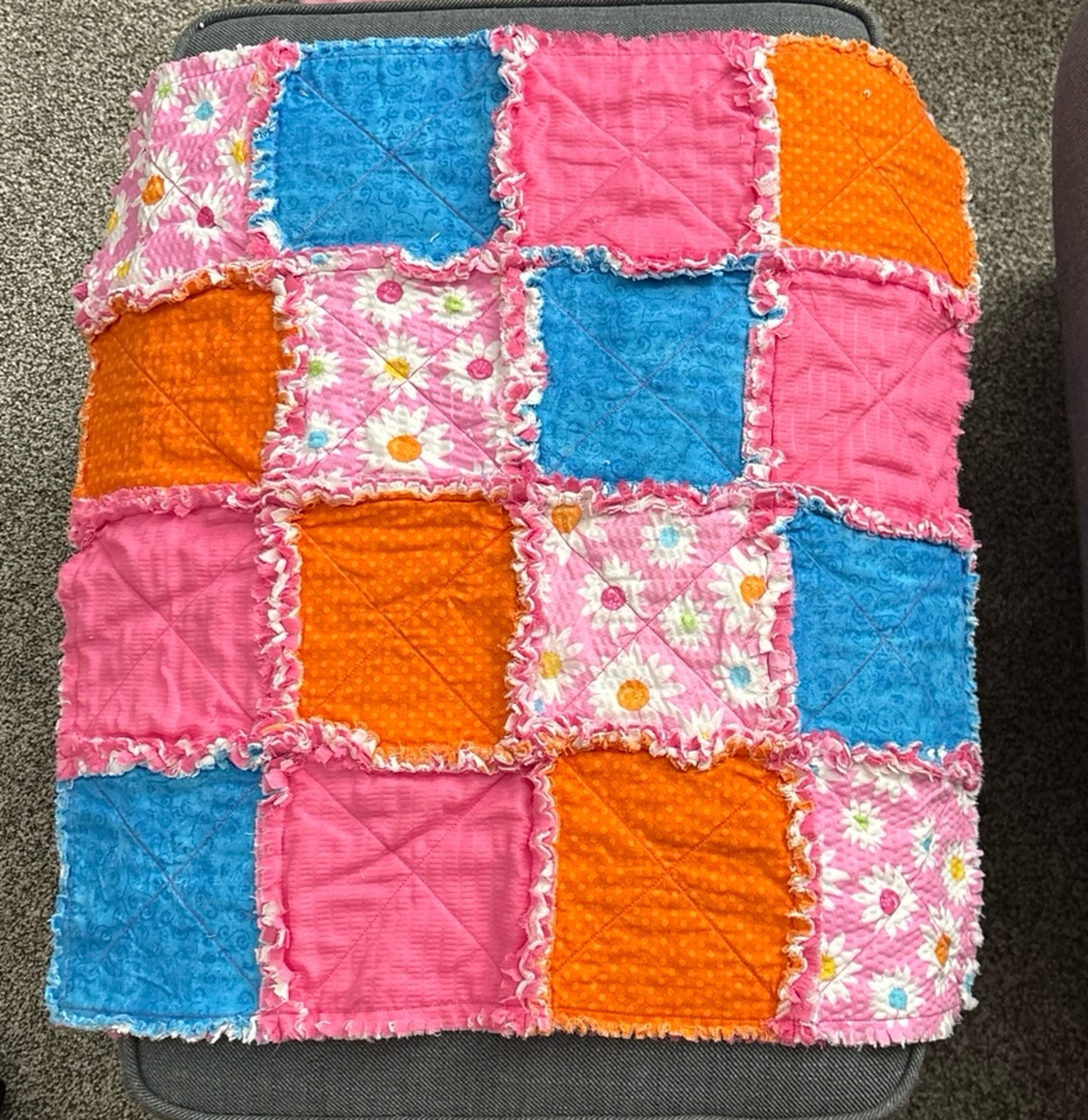Doll Quilt - toddler cuddle blanket