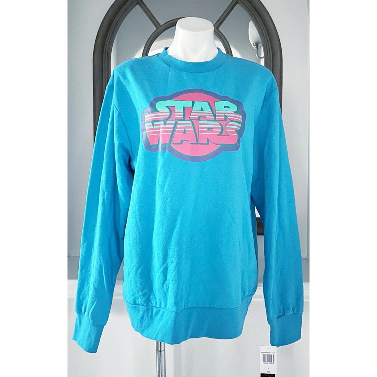 Star Wars Disney Crewneck Sweatshirt in Blue, Size L New w/Tag