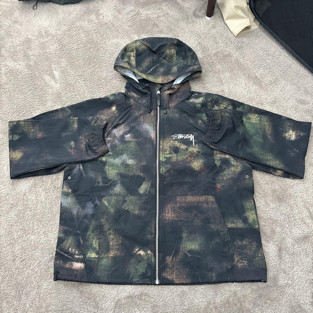 STUSSY BEACH SHELL STENPAT CAMO Size S Windbreaker