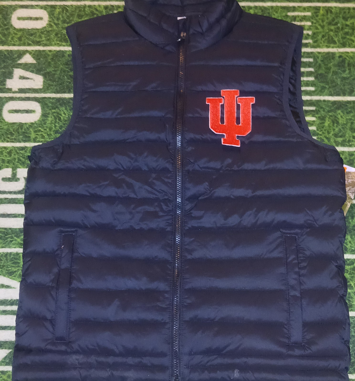 Indiana Hoosiers Men's Puffer Vest Jacket Coat NWT