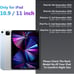 Bluetooth Backlit Keyboard Case with Track Pad for 11 iPad