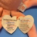Ty Inky Beanie Baby W/Multiple Errors