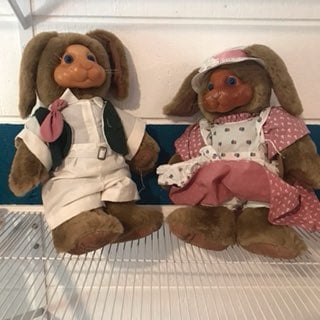 Wooden Bunnies By Robert