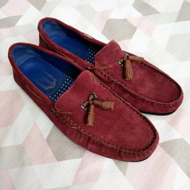 Ted Baker Muddi Suede Tassle Loafer 10