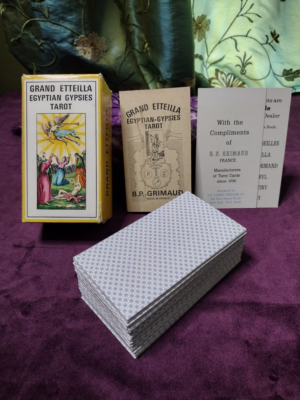 Grand Etteilla Egyptian Gypsies Tarot 1969