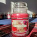 Yankee candle hearts & flowers black band large jar