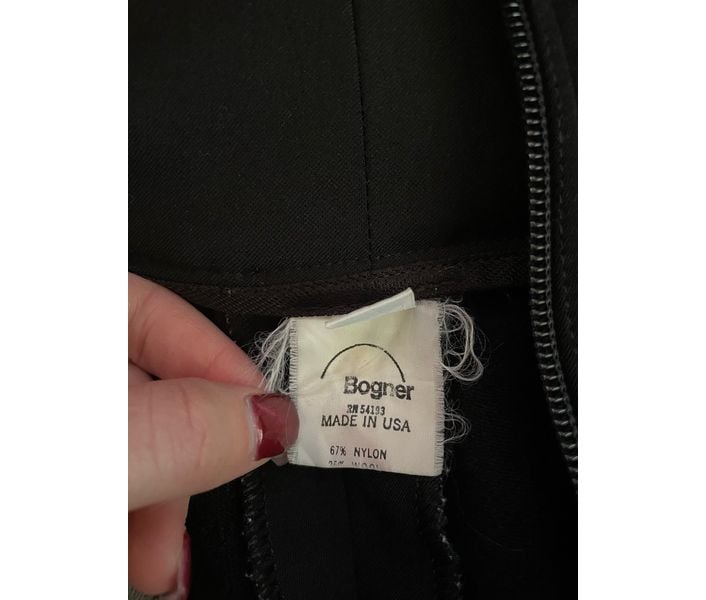 Vintage shops Bogner Women’s Snow Bib Made In USA Size 6 Black