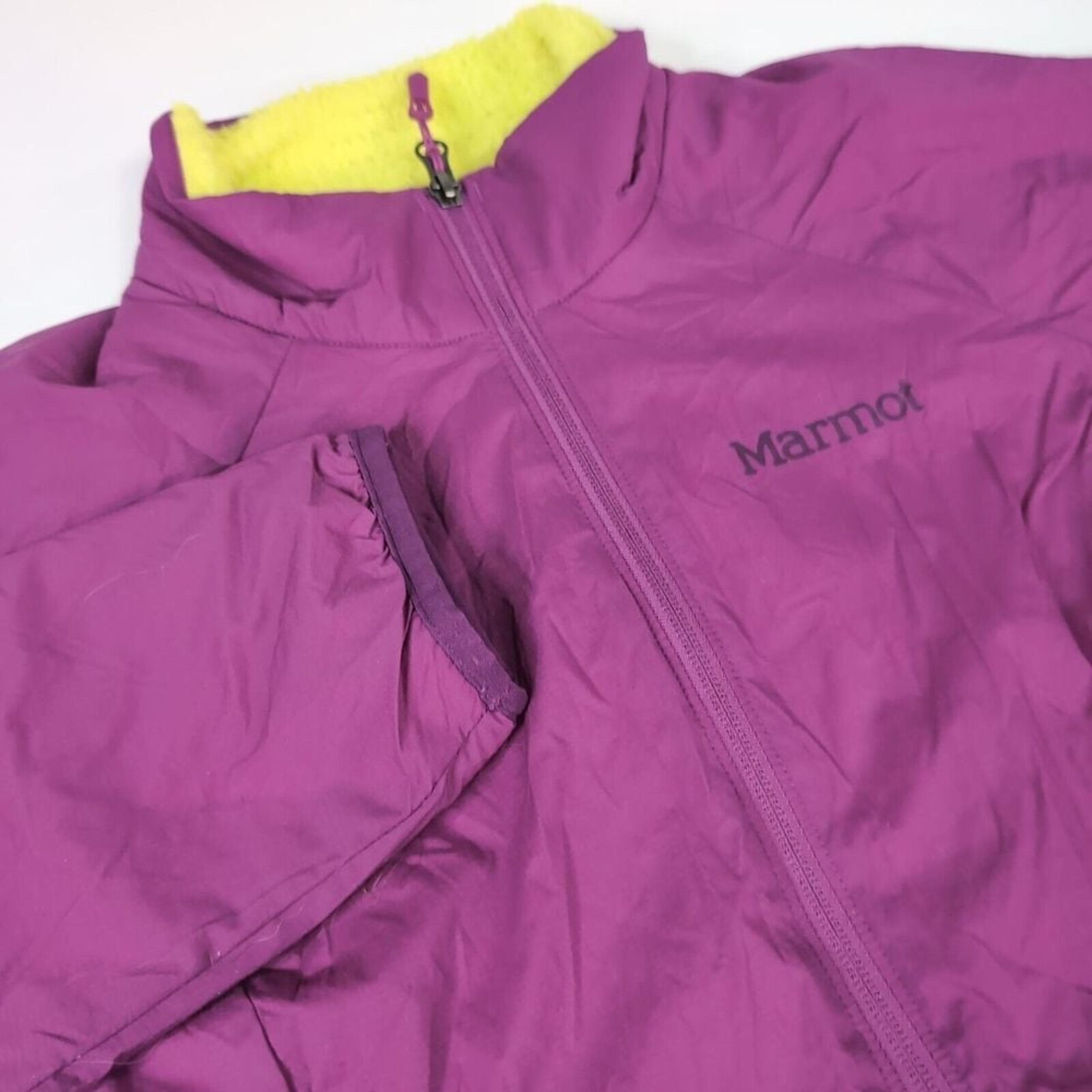 Marmot Womens Dark Star Jacket Full Zip Heavy Polartec Fleece Sz Large