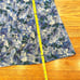 NWT Talbots Women's Sz 16W Blue Floral Skirt Cotton Lined Plus