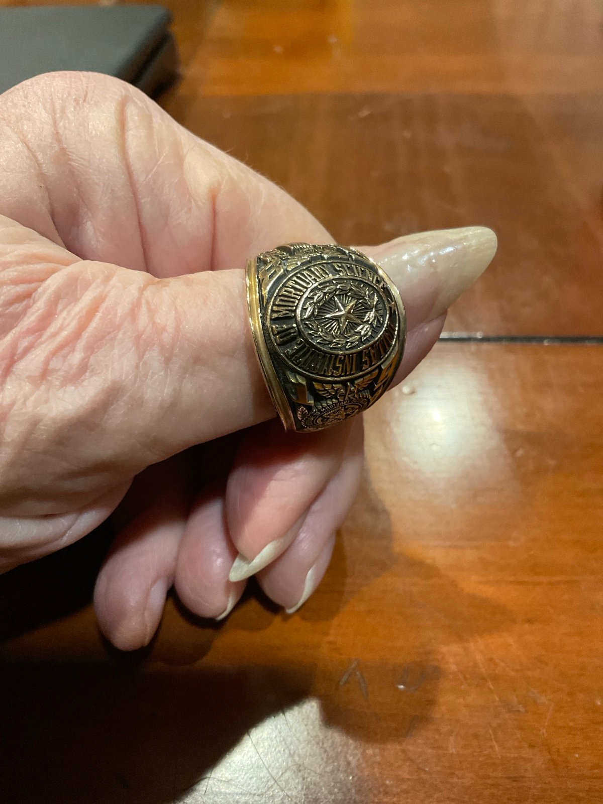 Gold Ring 10 K size 15