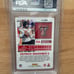 Patrick Mahomes 2017 score rookie card PSA 9