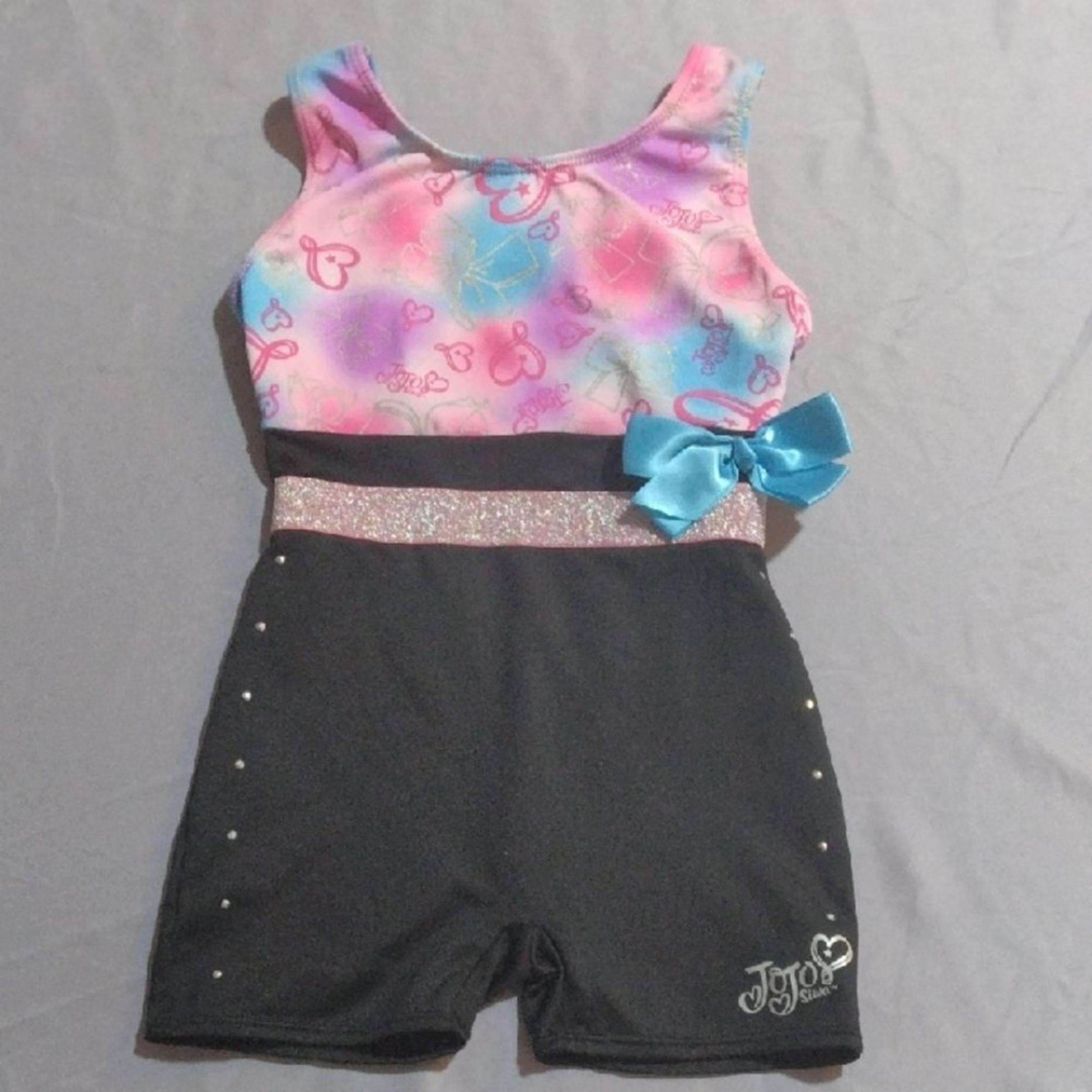 XS Danskin JoJo Siwa Colorful Gymnastics Leotard Dance