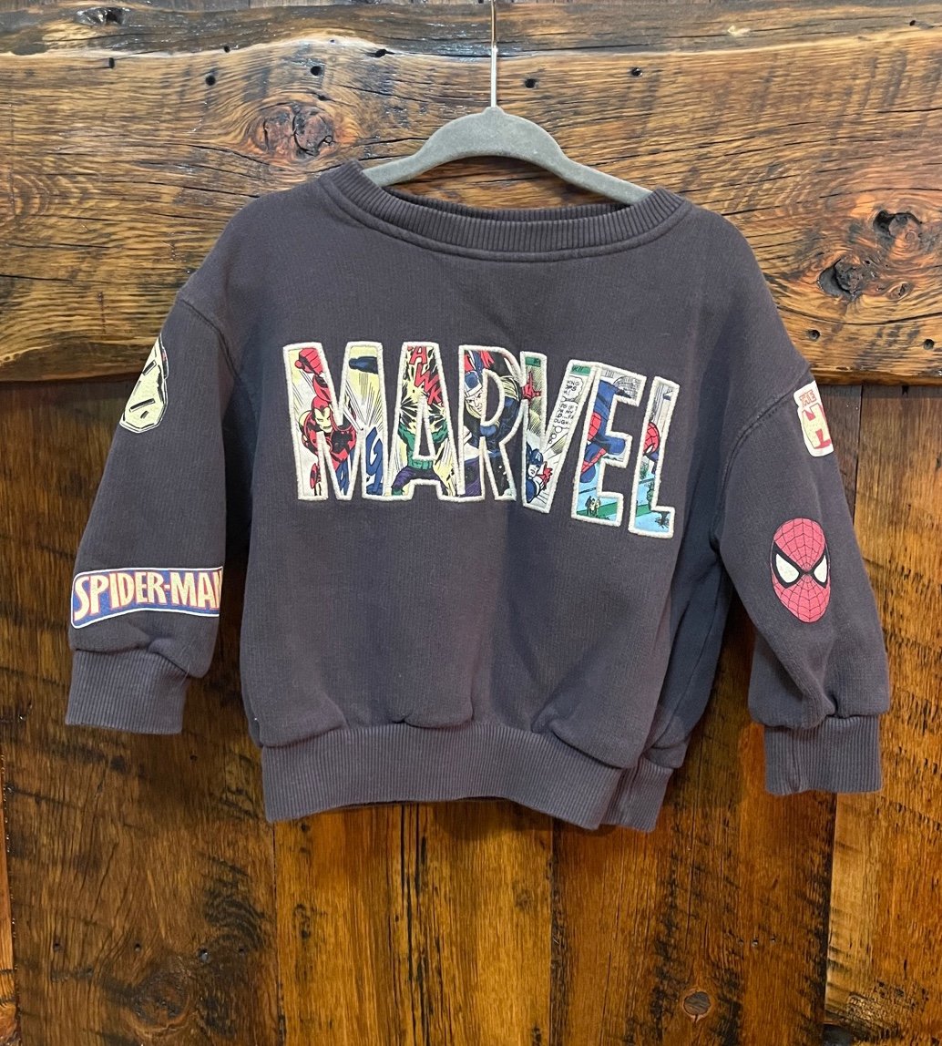 Zara shops Marvel Sweatshirt RARE 9-12 months