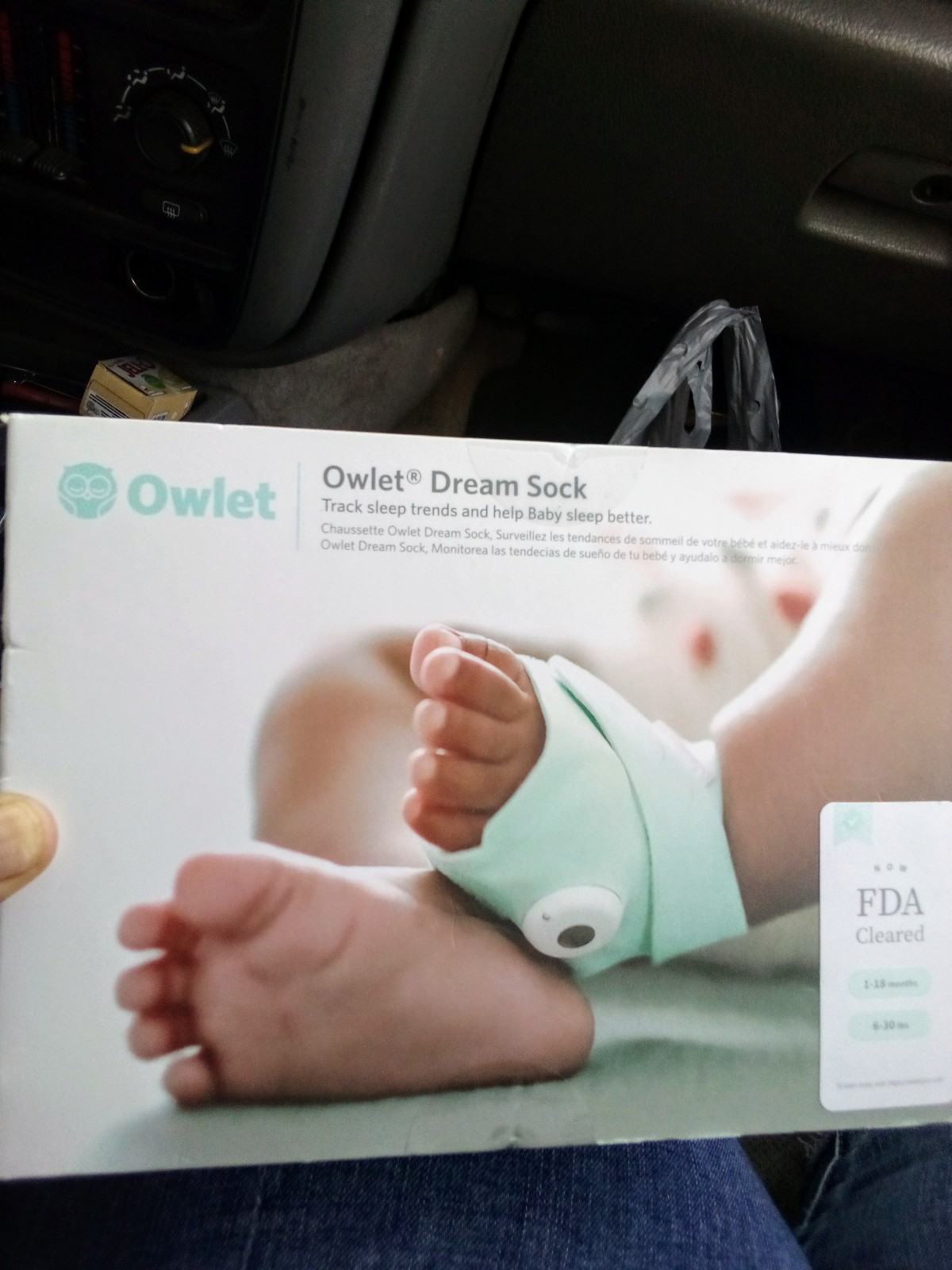 Owlet dream sock