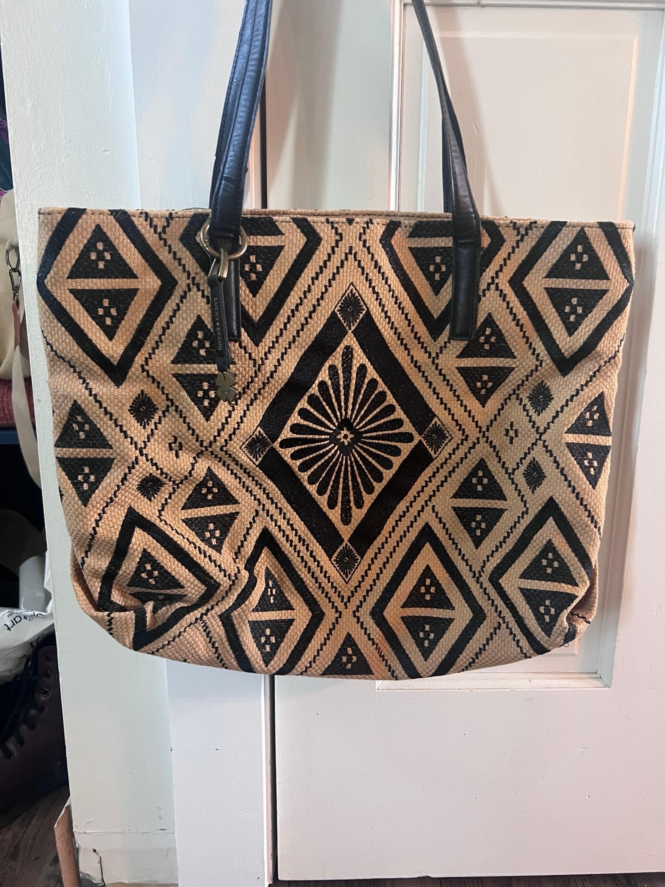 Lucky Brand Embroidered Tote