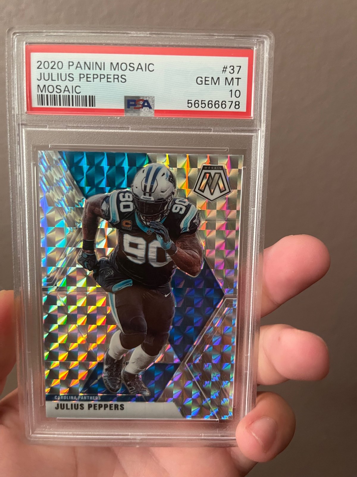 Julius Peppers RARE PSA Gem Mint 10 Mosaiac