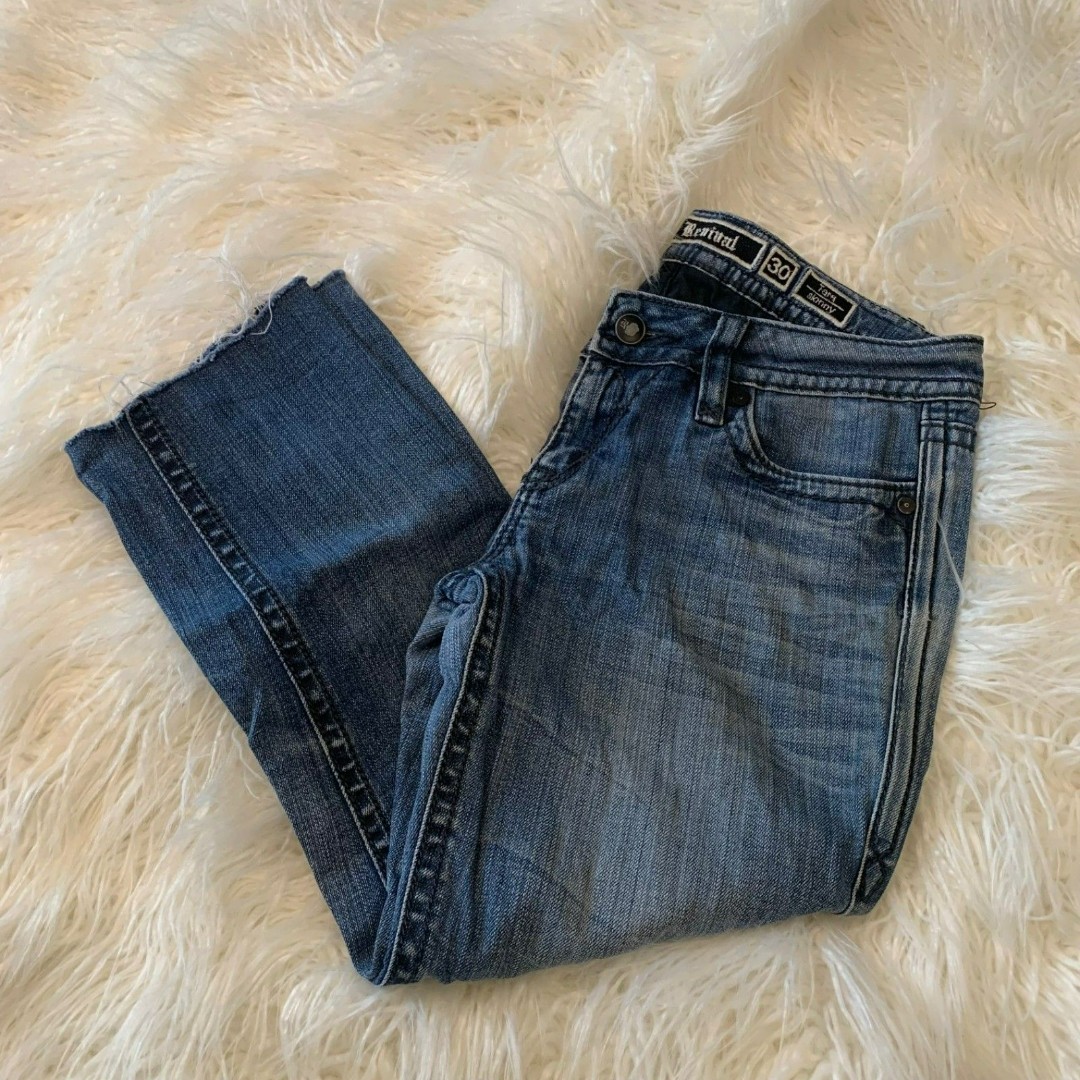 Rock Revival Women's Tara Style Jean Capri Pants Sz 30
