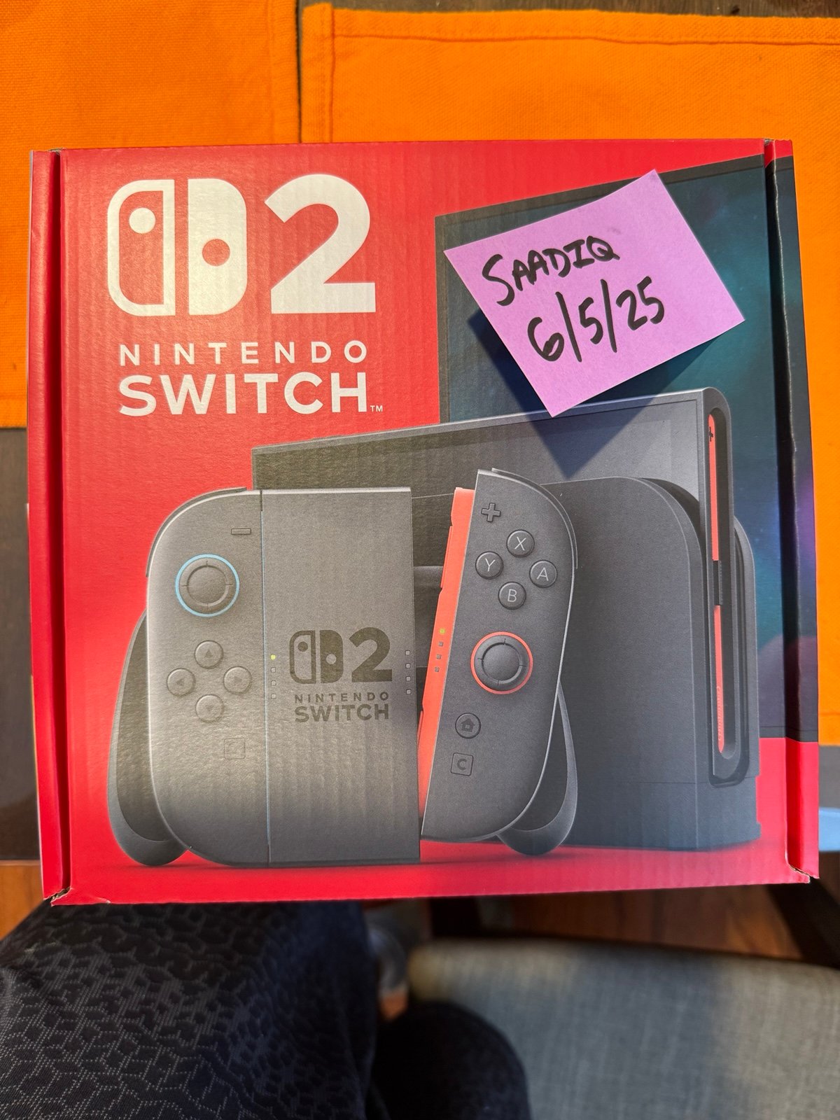 Nintendo Switch 2 Handheld Gaming Console in hand ready to ship