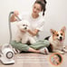 Pet Grooming Kit & Vacuum Suction 99% Pet Hair, Professional Groom